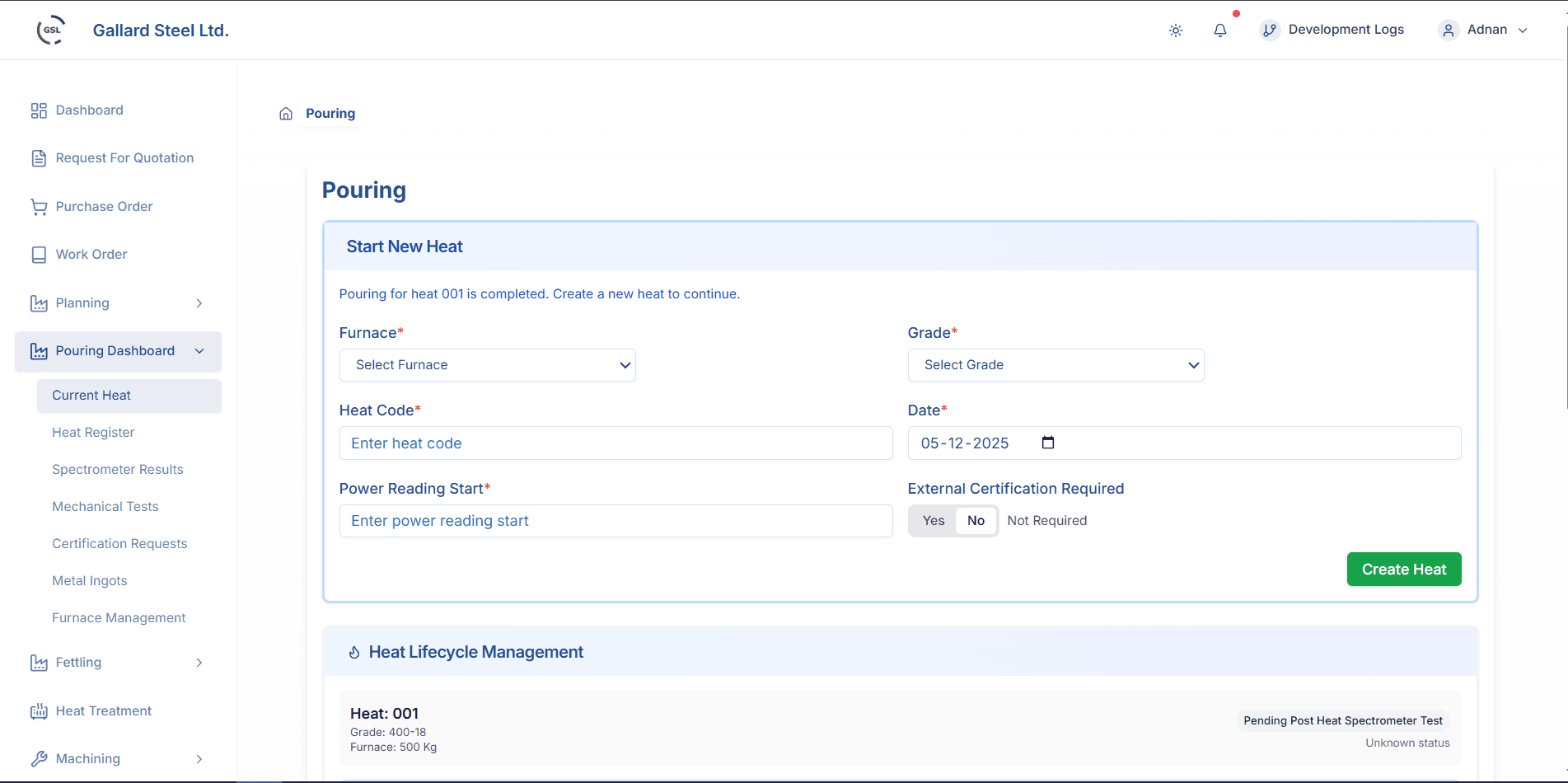 Process Flow Automation ERP